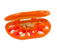 Multi-Day Vitacarry 8 Compartment Pill Box Holds Up To 60 Pills Actual Size: 4.5W X 3.0D X .93H (