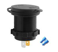 Multi Device 4 Port Car Power Outlet 83W Output Adapter Suitable for Motorcycles Cars Phone Pd Fast Usb for Driving Travel Charging Phone Mount Compatible Quick the Go Long Trip Rideshare Driver Metal