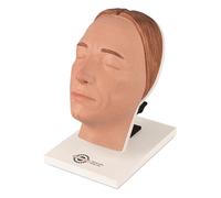 Multi-Directional Injection Mannequin Face Training Model, SiliconeFacial Injection Training Model with Common Facial Issues for Micro-Plastic Teaching and Injection Training to Aestheticians