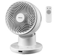DAEWOO COL1638GE Portable 8" Desk Fan - White, White