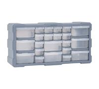 vidaXL Multi-drawer Organiser with 22 Drawers Tool Box Storage Cabinet Unit