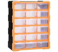 Multi-drawer Organiser with Drawers Tool Organiser Unit Storage Cabinet vidaXL