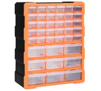 Multi-drawer Organiser with Drawers Tool Organiser Unit Storage Cabinet vidaXL