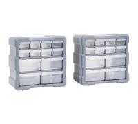 Multi-drawer Organiser with Drawers Tool Organiser Unit Storage Cabinet vidaXL