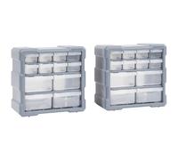 Multi-drawer Organiser with Drawers Tool Organiser Unit Storage Cabinet vidaXL