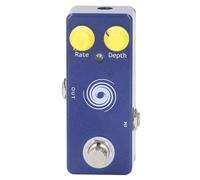 Multi Effects Guitar Pedal, Aluminium Alloy Electric Guitar Effects Pedal DC 9V 12mA - Rich Chorus Sound, Durable Build, for Live Performance and Studio Use