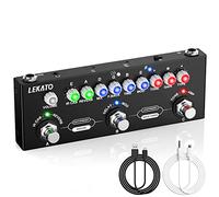 Multi Effects Pedal, LEKATO Guitar Pedal With IR Loading 9 Amp Models, Delay Reverb Phase Chorus Distortion Overdrive Effects, Rechargeable Guitar Effect Pedals, Support Recording, Bluetooth 5.0