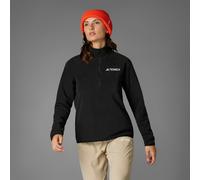 adidas Terrex Womens Outdoor Multi Essentials 1/2 Zip Fleece Jacket, Black, Size Xs, Women Black