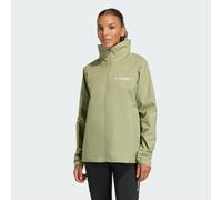 Adidas Multi Essentials 2l Raincoat Green S Woman