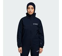adidas Women's Terrex Multi Essentials 2 Layer Rain Jacket, legend ink, L