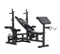 Multi-Exercise Full-Body Weight Rack with Bench Press
