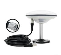 Multi Feed GNSS Antenna Supports GPSL1/L2, GLONASSG1/G2, BDSB1/B2/B3, and E1/E5b for Robust Signal Reception (TNC-TNC)