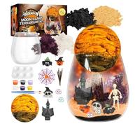 Multi-Festival LED Night Light DIY Terrarium Kit,Kids Ages 4 5 6 7 8-12 Boys & Girls Craft Decor for Christmas Halloween Easter & Birthday Gifts (Halloween A)
