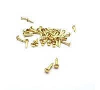 Multi Finish Mini Round Head Iron Tacks, Golden Silver Antique Brass Bronze Tiny Nails Dia1.2/1.5mm L6/8/10mm for Jewelry Box Hinge & Wooden Craft(Golden1.5x16mm)