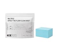 Multi Floor Cleaner Tablet, 30pcs Multi-Effect Floor Cleaning Sheets Tablets Water-Soluble Wood For Mopping Cleaner