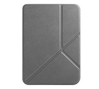 Multi-folding Magnetic Case Suitable For Kobo Clara Colour/BW 6inch 2024 N367 N365 PU Leather E-Books Stand Cover(GRAY,For Kobo Clara BW)