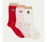 Multi Frida 3Pk Socks Multi Frida 3Pk Socks