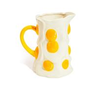 Multi Fried Egg Ceramic Serving Jug, 20x22x14cm, White Ceramic, 0.88kg