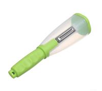 Multi Fruit Peeler with Hanging Design, Effortless Peeling and Cutting (green)