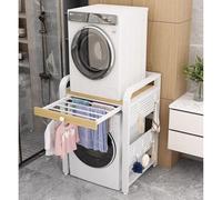 Multi-Functal Dryer Dishwasher Sto Shelf - Adjustable Non-Slip niser Rack for Small Kitchen & Bathroom t Above Washing Machine (Color: D)