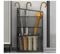 Multi Functal Metal Umbrella Stand with Cartments Removable Tray One Piece Design Ideal Sto Solut for Canes and Umbrellas