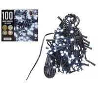 Multi-Function 100 LED Mains Operated Cold White Lights (1 Pack) - Perfect for Festive Ambiance & Home Decor