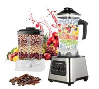 Multi-Function 2 IN1 Blender and Food Processor 2L+0.5L,15 Speeds