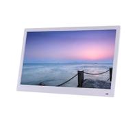 Multi-Function 27 In Wifi Digital Photo Frame, Supports Usb/Sd Card Playback, Hd Display, Wall-Mounted Design (White)