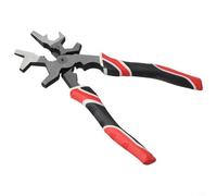 Multi Function 8 Inch Welding Pliers Designed For Mig Wire Cutting Featuring Serrated Jaws For Strong Clamping And Tpr Anti Slip Handles Constructed From Robust Carbon Steel Material