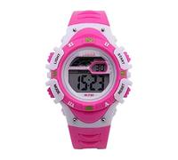 Multi Function Alarm Clock Student Sports Fashion Electronic Watch Little Boy Watches (A, One Size)