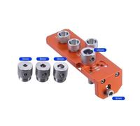 Multi-Function Aluminum Profile Drilling and Tapping Fixture Tool for 20/30/40 Series, 6-10mm Slot Width, M3-M10 Countersunk Hole Positioner with Adjustable Rail 100-300mm 4pcs Set