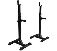Multi-Function Barbell Rack Men's Fitness Barbell Rack Multifunctional Shelf Adjustable Bracket Home Indoor Gym Strength Training Stand Only Sell Shelves Squat