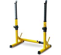 Multi-Function Barbell Rack Multifunctional Shelf Adjustable Bracket Home Indoor Gym Strength Training Stand Men's Fitness Barbell Rack Only Sell Shelves Squat