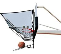 Multi-Function Basketball Training Equipment - Combines Rebounder, Shot Trainer, and Protective Net in One Space-Saving Unit