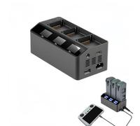 Multi-Function Battery Charger Compatible with DJI Mavic 4 Pro, 230W Fast Charging Hub with Color Screen, Storage Discharge Mode Power Bank for Drone Batteries，US Standard