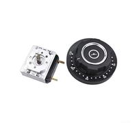 Multi-Function Bell Timer For Steaming Rice Cart And Electric Oven, 30-120 Min Programmable Switch With Knob, Metal Pressure Cooker Alarm Controller For Commercial Kitchen Cabinet Use(60min)