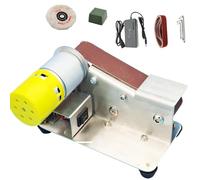 Multi-Function Belt Sander, 7-Speed Adjustable Electric Bench Grinder and Polisher, for Wood Metal Knife Making, Compact & Professional DIY Tool