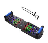 Multi-function Bending Board with Accounting Bending Plate with Portable Folding, Multifunctional Push-up Board, Portable Bending Stands with Auto Repeat Counter for Enter