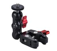 Multi-Function Clamp Arm with 1/4 3/8 Thread Large Capacity LED Monitor Light Video Flash Adjustable Accessories Camera Phone Holder