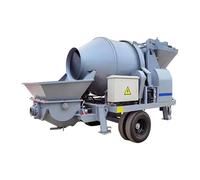 Multi-function Concrete Mixer Pump Machine - Portable Cement Pumping Solution for Home Projects, Driveway Paving, and Small Site Applications