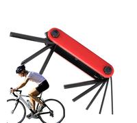 Multi Function Cycle Tool - Compact Bicycle Repair Kit, Multifunctional Maintenance Set with Screwdriver Wrench Accessories for Road Mountain Cycling Adjustments | Portable Outdoor Equipment