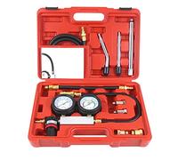 Multi-Function Cylinder Leak Down Tester Automotive Kit,Gasoline Engine Compression Tester,Dual Gauge Leakdown Detector Tool Set for Pressure Check & Leakage Rate Test on Cars,Motorcycles,Trucks...