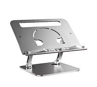 Multi-Function Desktop Reading Rack Aluminum Alloy Laptop Holder Student Bookshelf Tablet Notebook Bracket Aluminum Alloy Reading Bookshelf for Pad Tablet Laptop Holder Adjustable Bracket Book