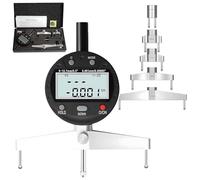 Multi-Function Digital Radius Gauge, High Accuracy Radius Gauge with 10mm/20mm/30mm/60mm/100mm Measuring Jaws, for Mechanical Parts, Wooden Molds