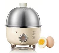 Multi-function Egg Cooker, Electric Egg Boiler With 30-minute Timer & 304 Stainless Steel, One-button Knob Compact Steamer For Home, Dorm & Breakfast