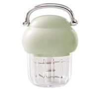 Multi-Function Electric Meat Grinder, 350ML Electric Meat Grinder, Compact Food Processor for Meat, Vegetables, Nuts, Garlic, Fruits, and More (Green 1pcs)