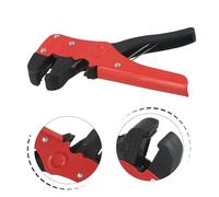 Multi-Function Electrical Hand Tool: Wire Stripper, Crimper and Cutter with Adjustable Tension Knob, 168 mm, for Ribbon Cables & Terminal Wiring, Steel/PP