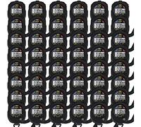 Multi-Function Electronic Digital Sport Stopwatch Timer, Large Display with Date Time and Alarm Function,Suitable for Sports Coaches Fitness Coaches and Referees (48 Pack)