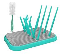 Multi-Function Feeding Bottle Drying Rack Drying Rack Cup Holder Baby Bottle Detachable Rack Draining Tray Drain Rack (Green)