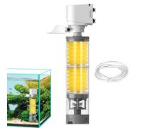 Multi-Function Filtration Fish Tank Filter with Large Capacity, Multi-Stage Filter for Freshwater and Saltwater Fish, Ponds, Plants, Algae, Turtles, Axolotls and More